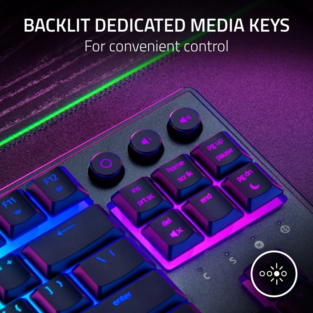 Razer Ornata V3 TKL Tenkeyless Gaming Keyboard Low-Profile Mecha-Membrane Black